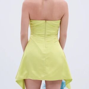 LET'S ESCAPE SATIN MINI DRESS - M